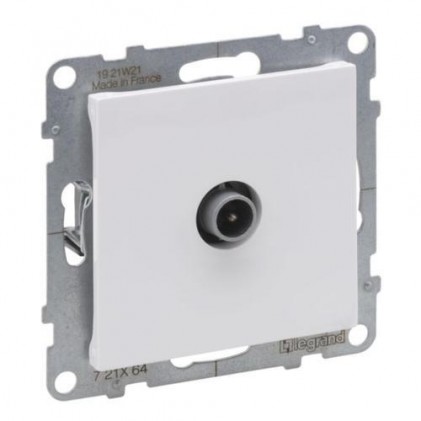 Розетка TV "звезда" LEGRAND Suno белая