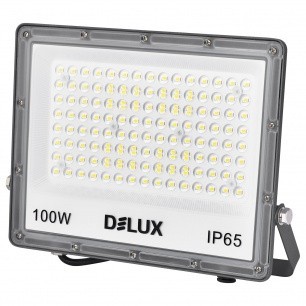 Прожектор DELUX FMI 13 LED 100 Вт 6500К IP65 серый светодиодный