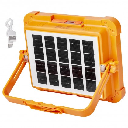 Светильник  аварийный DELUX REL-1041 (3.7V8000mAh) 288 LED 20Вт (солнечная панель) светодиодный