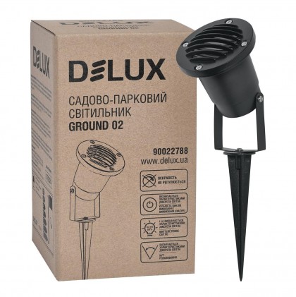 Светильник DELUX GROUND 02 MR16 GU5.3 IP64 230V садово-парковый грунтовой