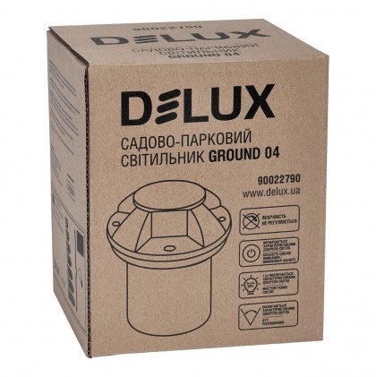 Светильник DELUX GROUND 04 MR16 GU5.3 IP64 230V садово-парковый грунтовой