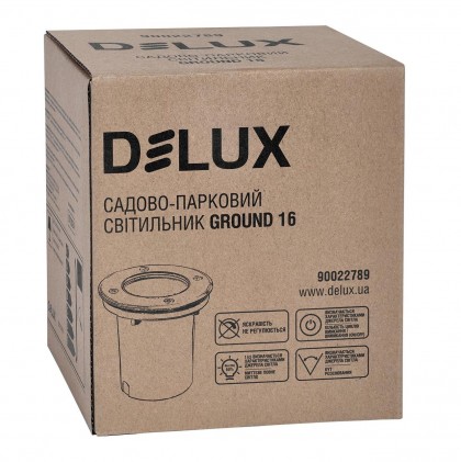 Светильник DELUX GROUND 16 GU10 IP67 230V садово-парковый грунтовой