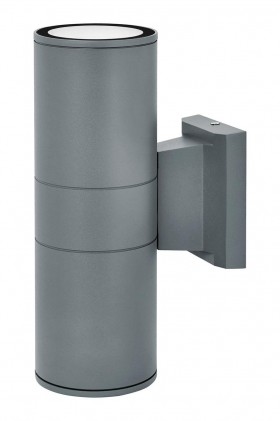 Светильник DELUX TOWER 01 2*E27 IP56 темно серый садово-парковый