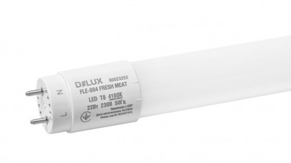 Светодиодная лампа DELUX Fresh Meat FLE-004 22 Вт 1.5м T8 230В G13 EM для подсветки продуктовых витрин
