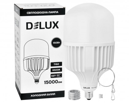 Led лампа DELUX T160 150Вт E27/E40 6500K высокомощная светодиодная
