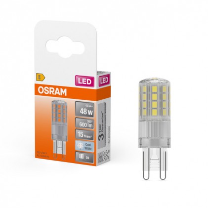Led лампа OSRAM LED PIN 48 4.5W/840 230V G9 CL светодиодная