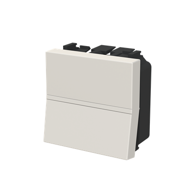 Вимикач ABB Zenit перехресний (Сх.7) 2 мод. чорний матовий N2210 DN