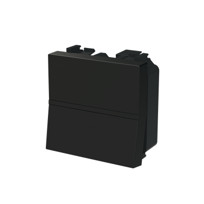Выключатель ABB Zenit (сх.1) 2 мод. черный матовый N2201 NТ
