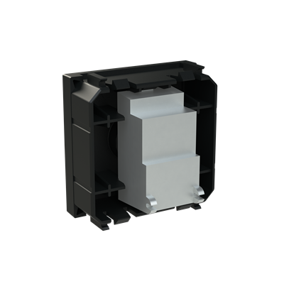 Розетка TV ABB Zenit індивідуальна 2 мод. чорний матовий N2250.7NТ