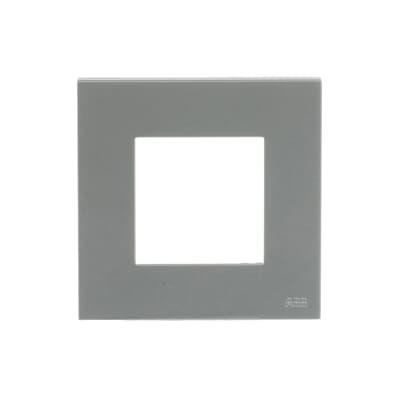 Рамка ABB Zenit S 1-м серебряная N2271.А PL