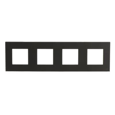 Рамка ABB Zenit R Solid 4-м антрацит N2274.1 AN