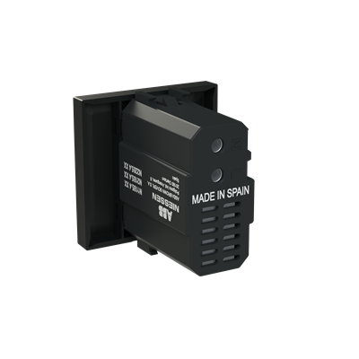 Зарядка двойная USB типа A+C (3A/2*1.5A) 2 мод. АВВ Zenit N2285.4 NT черный матовый