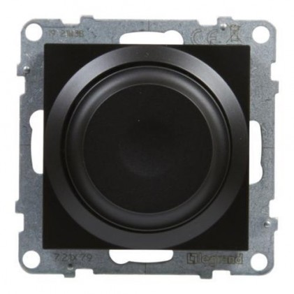 Светорегулятор (диммер) поворотный LEGRAND Suno 300Вт все нагрузки черный