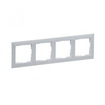 Рамка 4-м LEGRAND Suno алюминий
