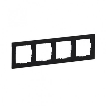 Рамка 4-м LEGRAND Suno черная