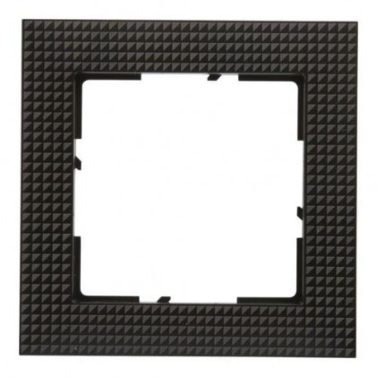 Рамка 1-м LEGRAND Suno черный паттерн