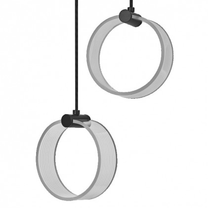 Светильник LEDVANCE Decor Circle 2XPendant PL 14W Click CCT Black светодиодный