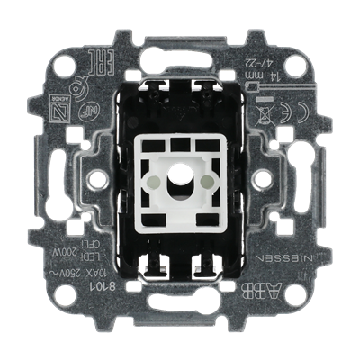 Механизм выключателя АВВ Sky Niessen Skymoon 1-клавишный (сх.1)