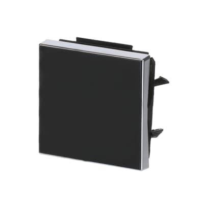 Клавиша одинарная АВВ Sky Niessen черное стекло