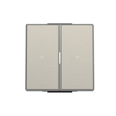 Клавиша двойная жалюзи АВВ Sky Niessen нержавеющая сталь