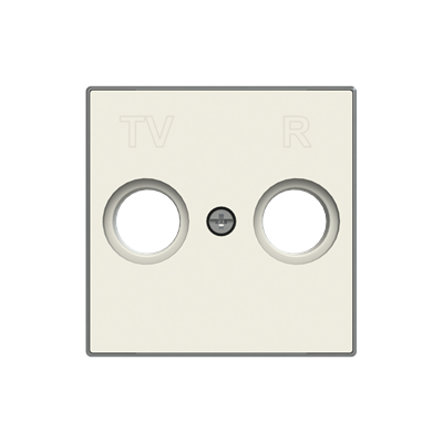 Центральная плата к розетке TV+R АВВ Sky Niessen белая