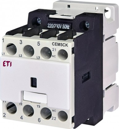 Контактор CEM 5CK.01 (5 кВАР, 400-440V) ETI