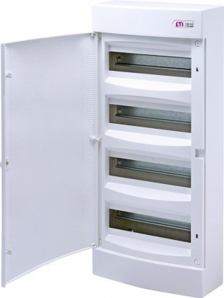 Щит зовнішній розподільний ECT 48PO (48 модулів білі дверцята) ETI