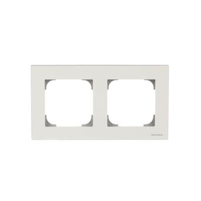 Рамка 2-м АВВ Sky Niessen белая