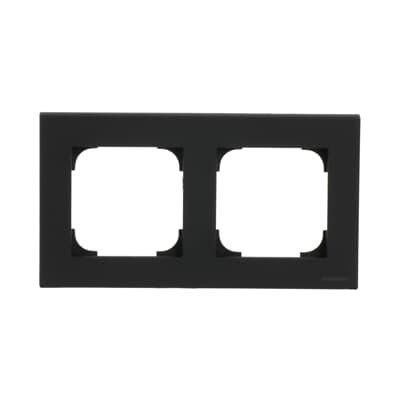 Рамка 2-м АВВ Sky Niessen черний матовий