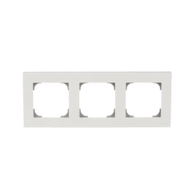 Рамка 3-м АВВ Sky Niessen белая