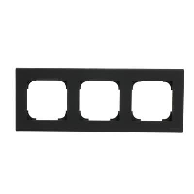 Рамка 3-м АВВ Sky Niessen черний матовий