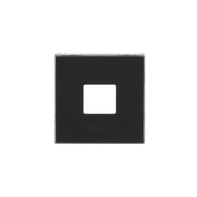 Центральная плата АВВ Sky Niessen 2хUSB черный матовый