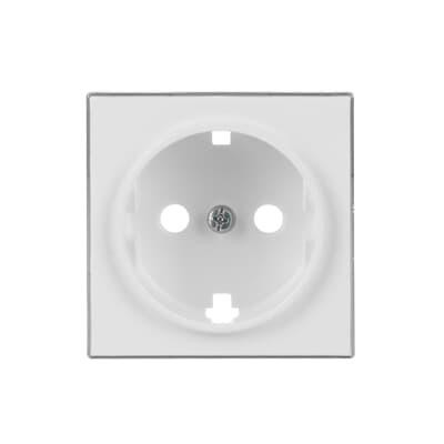 Центральная плата розетки с зк АВВ Sky Niessen белая