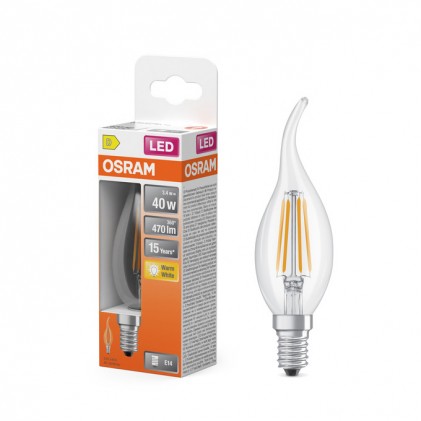 Led лампа OSRAM Star Classic ВА40 3.4W/840 220-240V FIL E14