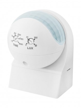 Датчик руху DELUX ST110 (180°) білий
