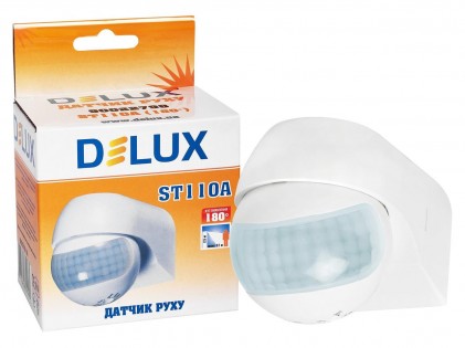 Датчик руху DELUX ST110 (180°) білий