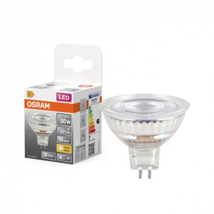 Лампа OSRAM LED Star MR16 50 6.1W/827 36° 12V GU5.3 світлодіодна