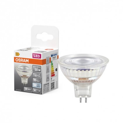 Лампа OSRAM LED Star MR16 50 6.1W/840 36° 12V GU5.3 світлодіодна