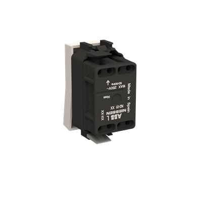 Выключатель ABB Zenit (сх.1) 1 мод. тотальный белый N2101 ББ