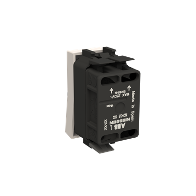 Выключатель проходной ABB Zenit (сх.6) 1 мод. тотальный белый N2102 ББ