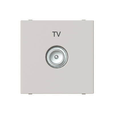 Розетка TV ABB Zenit индивидуальная 2 мод. дюна N2250.7 DN