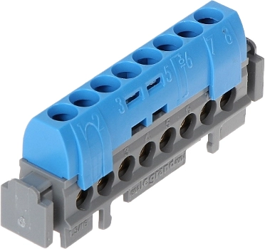 Клемник LEGRAND&nbsp;синий 8х1.5-16мм2 (L=75мм)