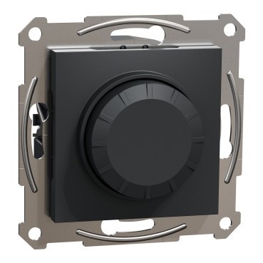 Димер (светорегулятор) поворотний SCHNEIDER Asfora 3-370Вт нак. 3-200Вт RC LED антрацит