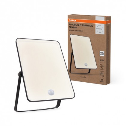 Прожектор OSRAM FL Essential Sensor 50W/4000K BK IP65 чорний світлодіодний