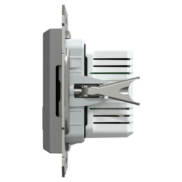 Зарядка подвійна SCHNEIDER ASFORA USB type A+С 3.4А 21Вт антрацит