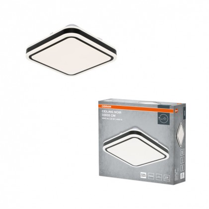 Світильник OSRAM Ceiling Noir Square 24Вт 4000К IP20 чорний світлодіодний