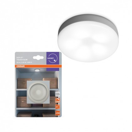 Світильник нічник OSRAM DOT-it Touch Slim White 0.45W DIM USB