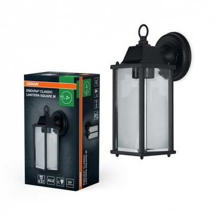 Світильник OSRAM ENDURA Classic lantern Square М E27 BK