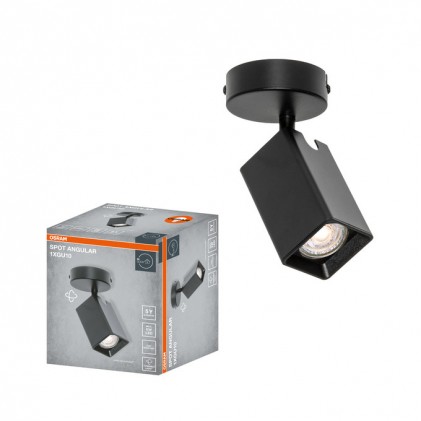 Світильник OSRAM SPOT Angular 1xGU10 чорний