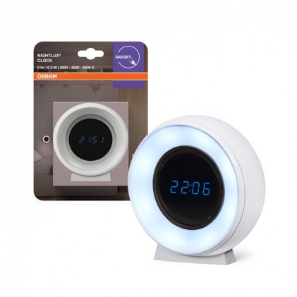 Нічник з годинником OSRAM Nighlux Clock WT зі змінною ССТ